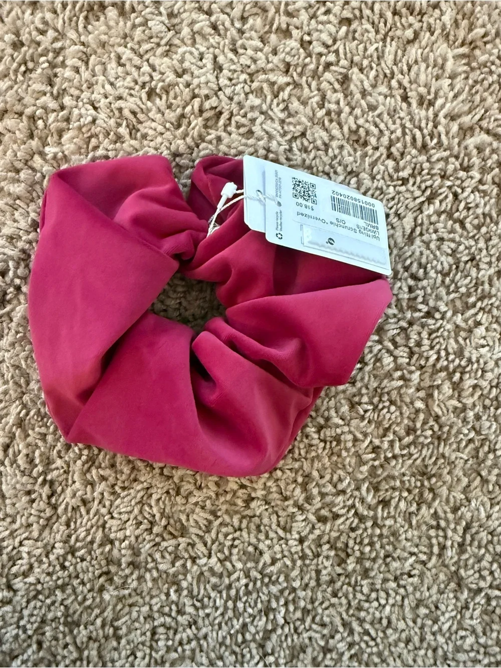 Burgundy lululemon Scrunchie Hair Accessory